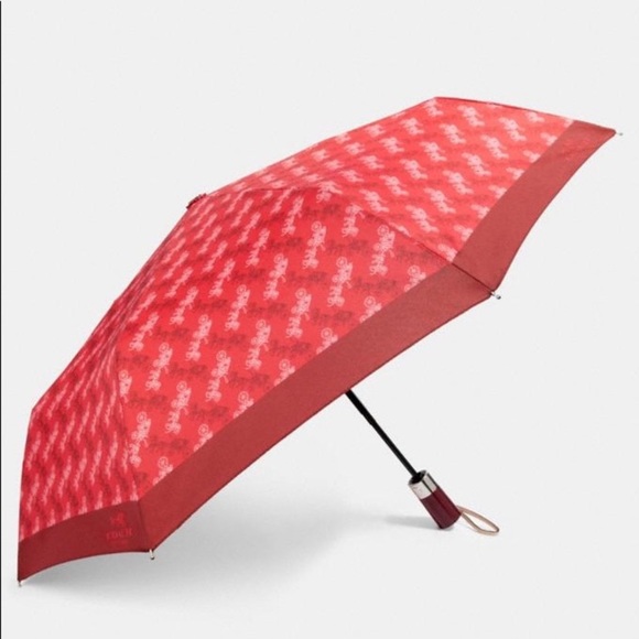 Coach Accessories Coach Horse And Carriage Umbrella Red Poshmark